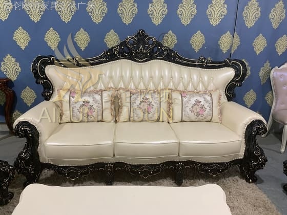 大展宏图黑檀描金米白