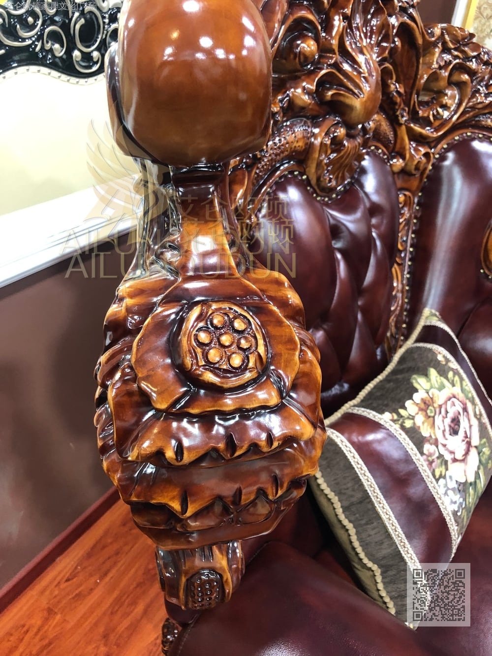 大玫瑰124仿古色紫色牛皮3层拍摄 (1)