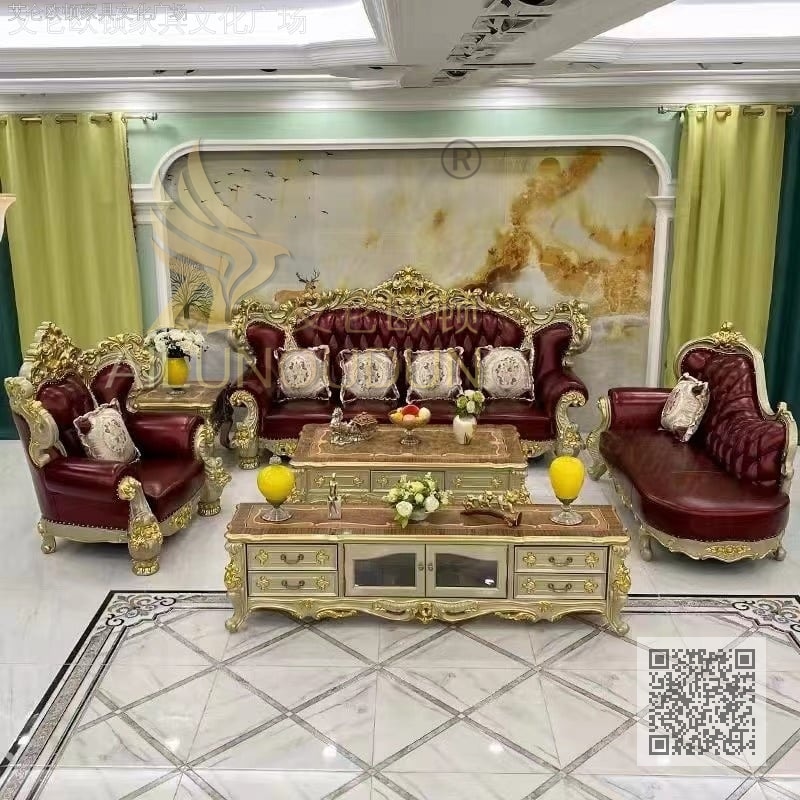莲花腿124金属漆酒红