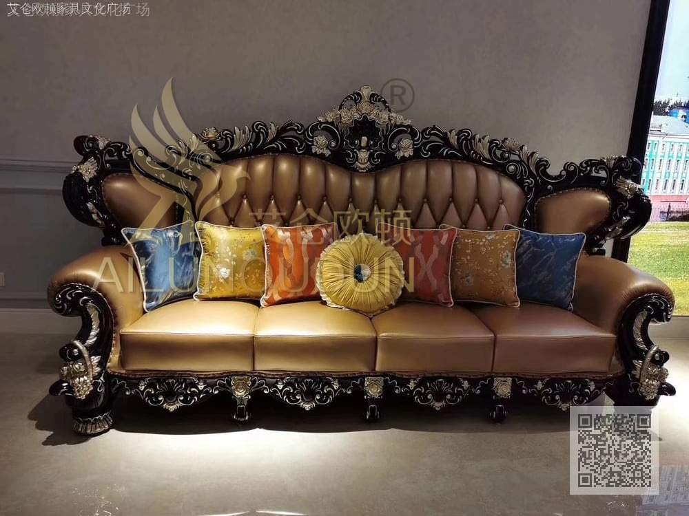 莲花腿124黑檀金色