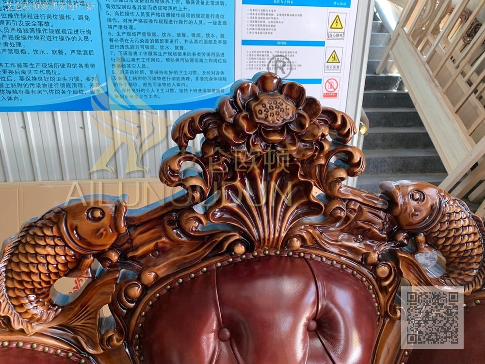 连年有鱼红晕染