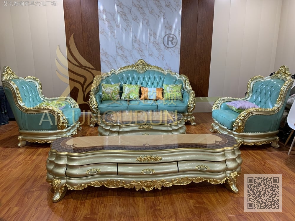 至尊环抱香槟金描金天空蓝