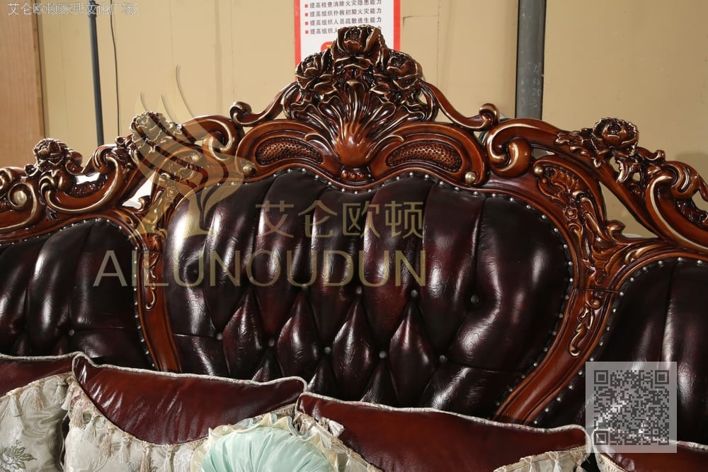 小玫瑰仿古色红棕擦色牛皮