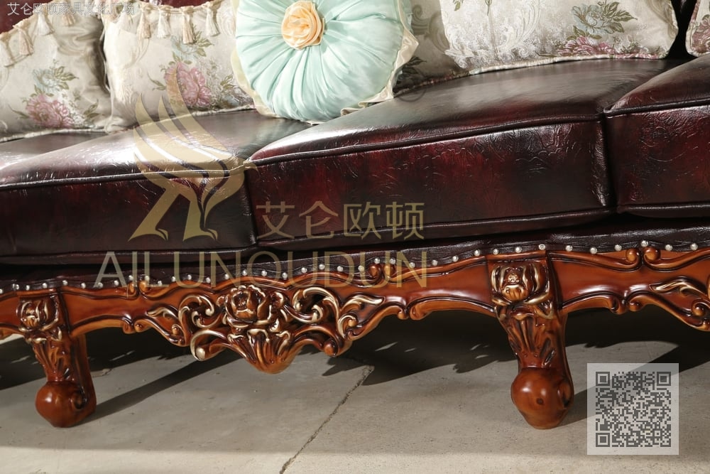 小玫瑰仿古色红棕擦色牛皮