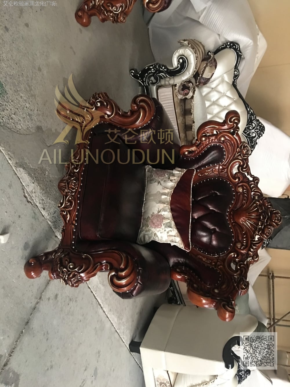 小玫瑰仿古色红棕擦色牛皮