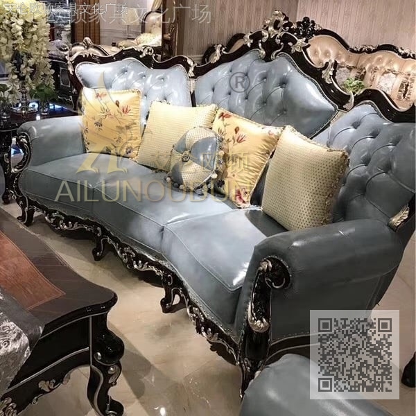 环抱花黑檀灰蓝