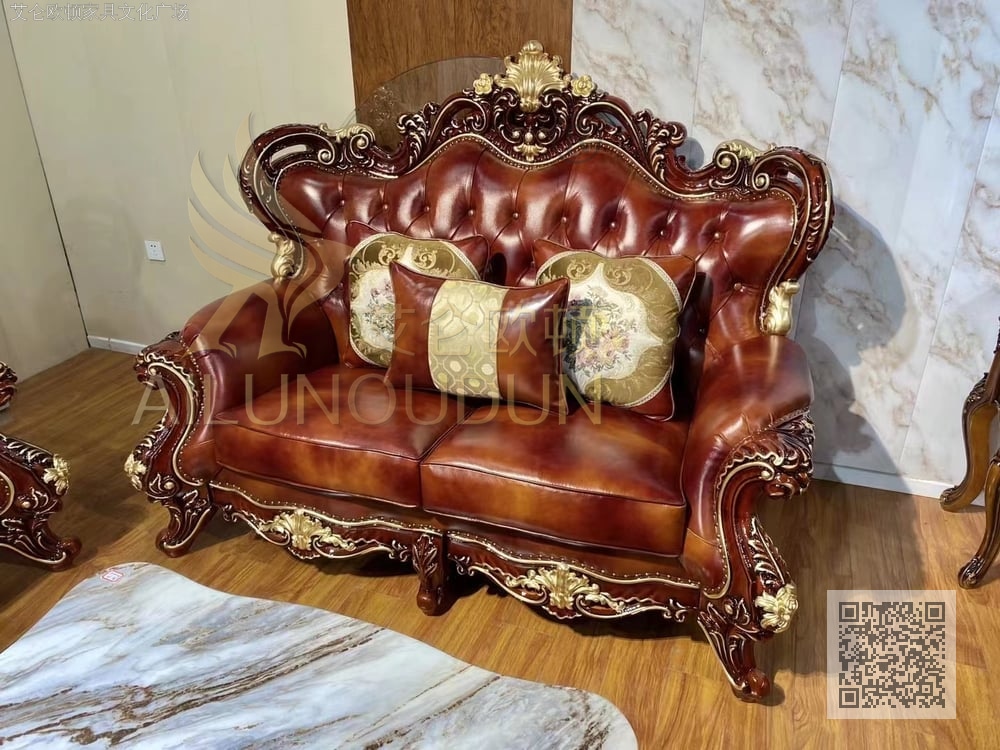 扶手雕刻123沙发红檀复古
