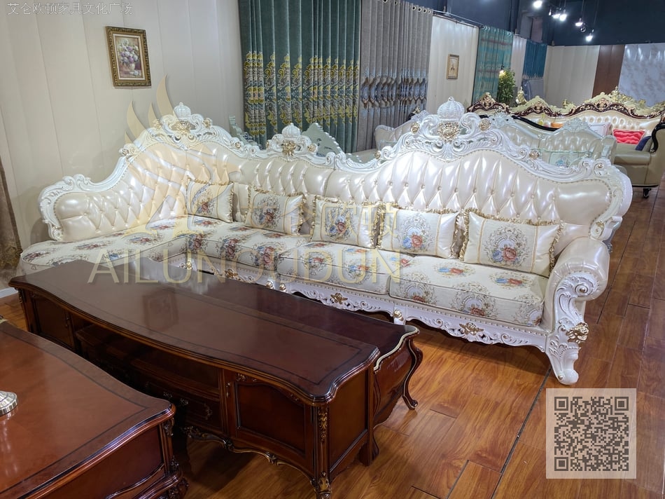 皇冠转角珠光白皮布