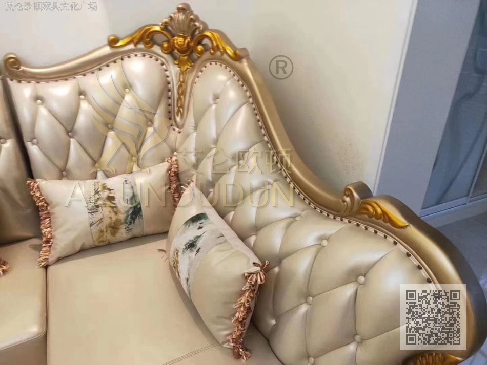 简欧环抱转角香槟米