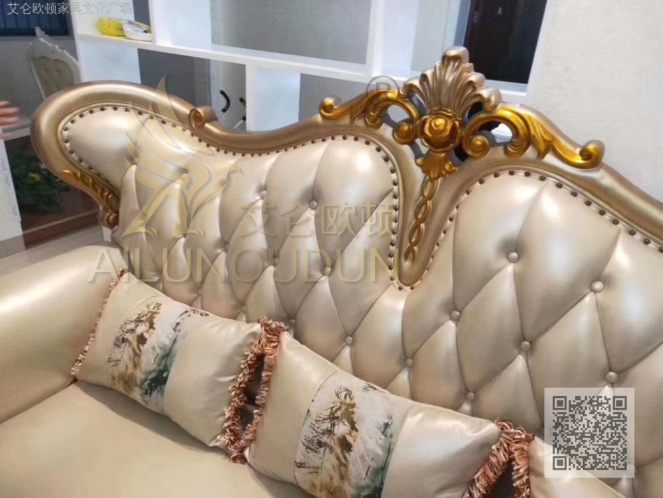 简欧环抱转角香槟米