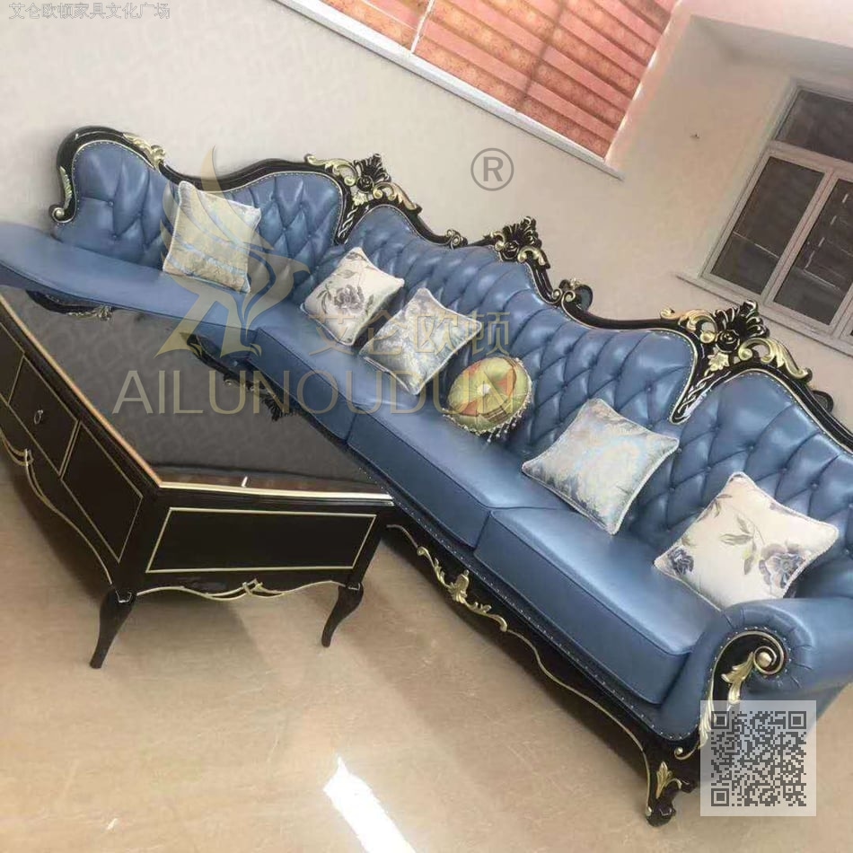 简欧环抱黑檀蓝