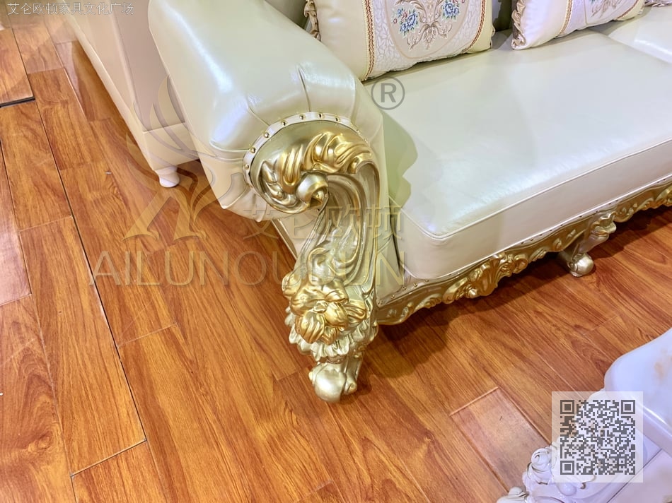 玫瑰转角双扶手