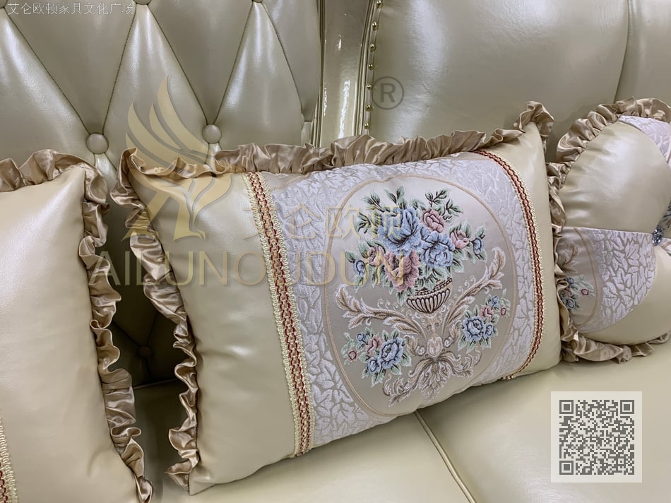 玫瑰转角双扶手