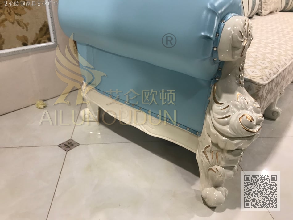 小百财珠光白蓝＋布