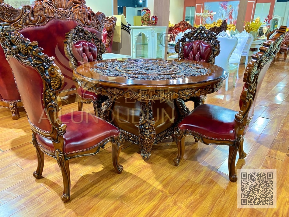 至尊大鱼餐桌椅古典色
