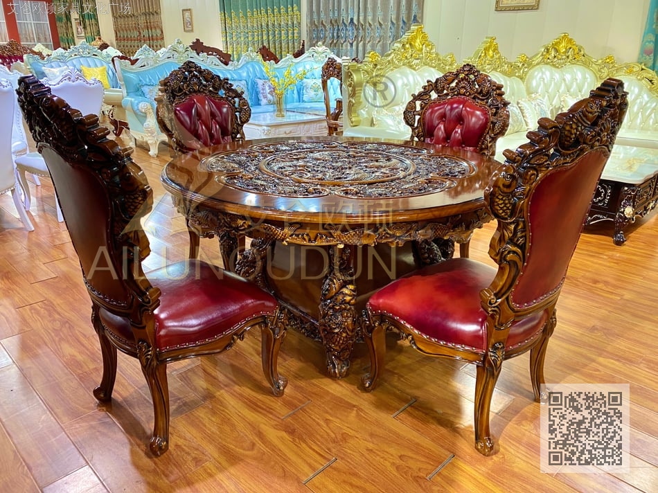 至尊大鱼餐桌椅古典色