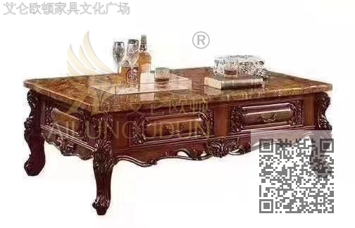 033茶几电视柜石头面古典色