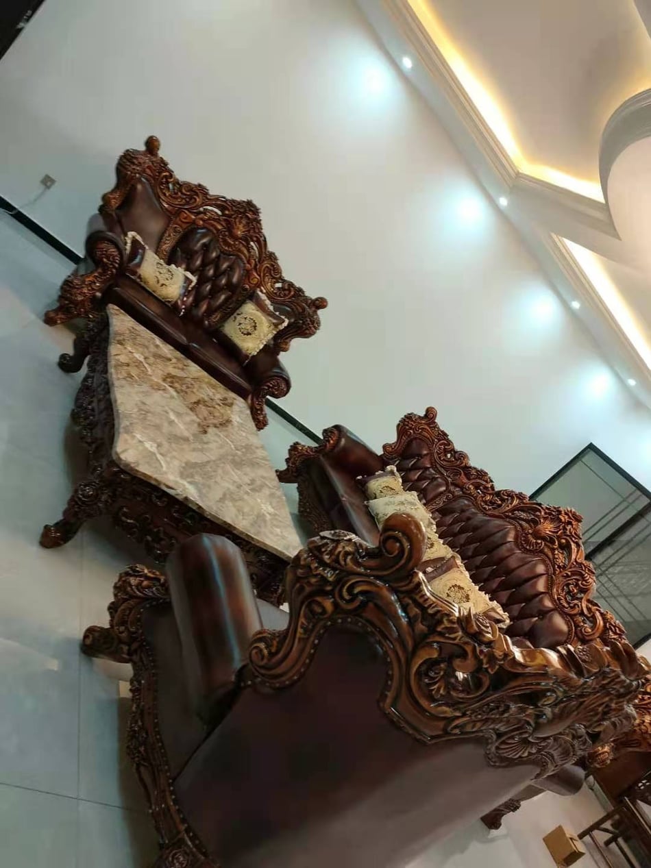 枣强 欧式沙发组合客厅效果